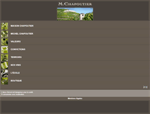 Tablet Screenshot of chapoutier.com
