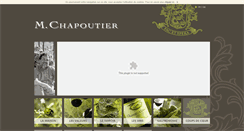 Desktop Screenshot of chapoutier.fr