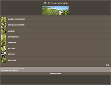 Tablet Screenshot of chapoutier.fr